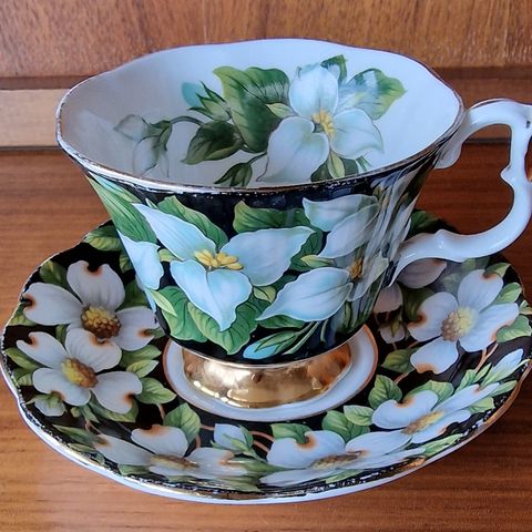 Vintage tekopp m/skål - Royal Albert Bone china