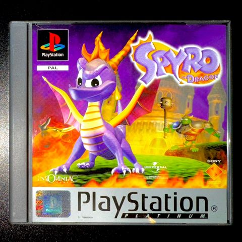 Spyro The Dragon Platinum PS1 PlayStation 1