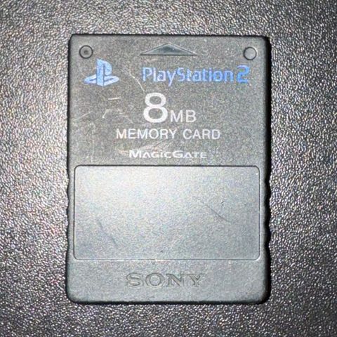 PS2 PlayStation 2 Minnekort/Memory Card 8Mb Magic Gate