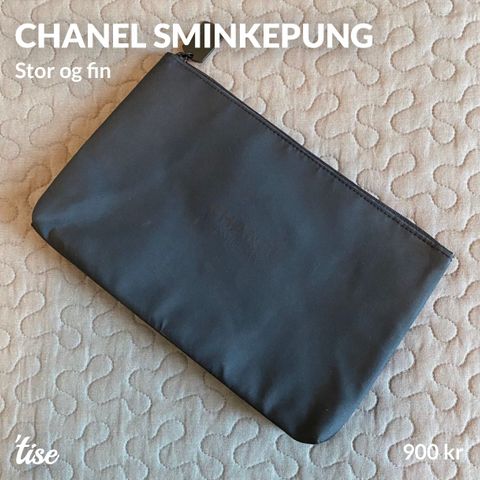 CHANEL sminkepung - stor og dobbel!