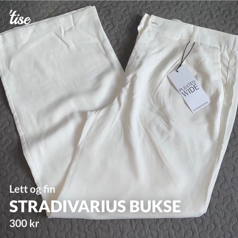 STRADIVARIUS bukse - flott sommerlig!