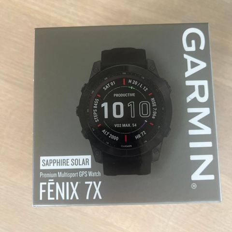 Garmin Fenix 7X Sapphire Solar Titanium