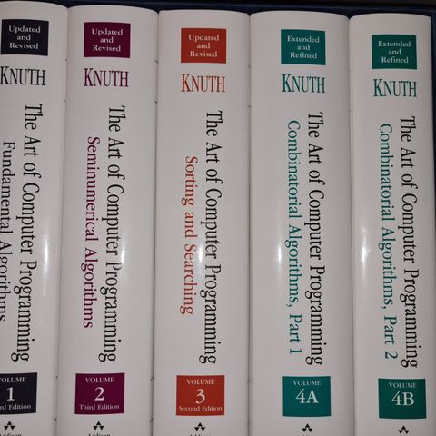 Donald Knuth "The Art of Computer Programming" Vol.1-4b