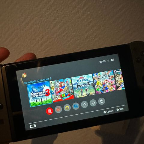 Nintendo switch med spill