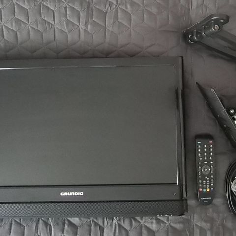 Grundig 22" med innbygd DVD spiller og veggfeste