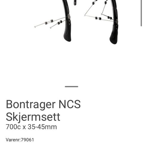 Bontrager skjermsett