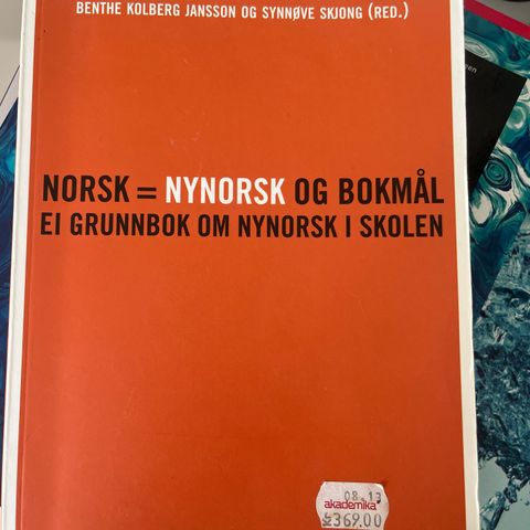 Norsk = nynorsk og bokmål