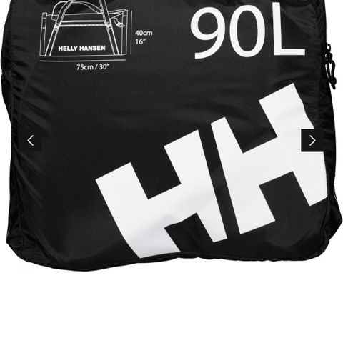 Helly Hansen 90L svart bag