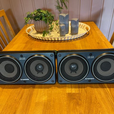 Pioneer TS-X5 bil høyttalere fra tidlig 80tall.