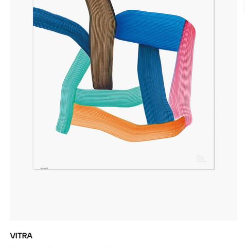 VITRA Ronan Bouroullec Multicolour Poster