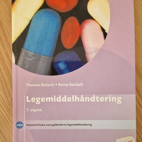 Bok sykepleie - Legemiddelhåndtering