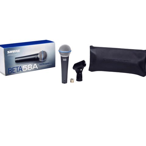 Shure Beta58A. Ny i eske. Har 4 stk.