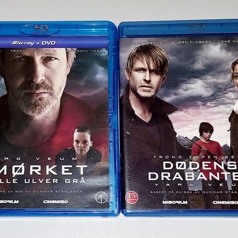 2 BLU RAY/DVD-BLU RAY.VARG VEUM FILMER.