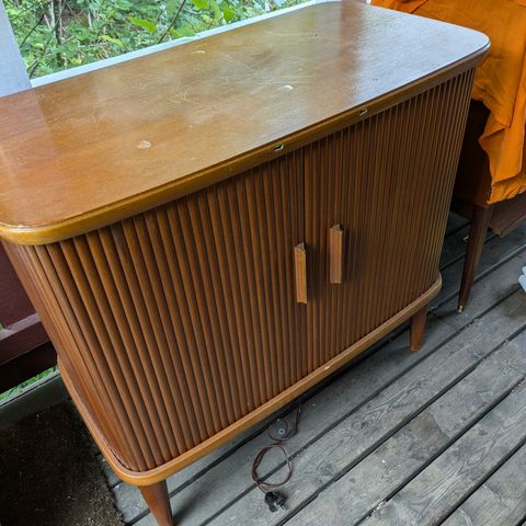 Retro radio kabinett teak