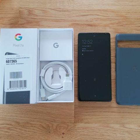 Google Pixel 7a + Deksel