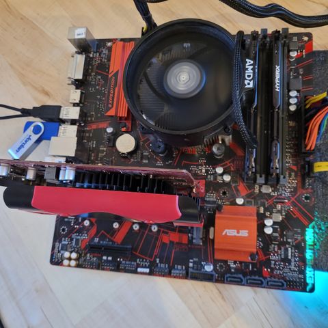 Amd ryzen 5 2600, Asus ex a320m gaming