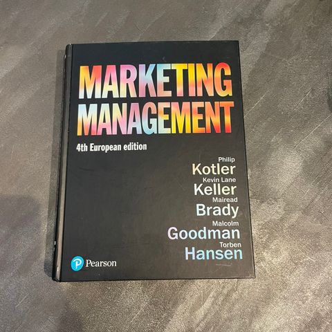 Marketing management - 4th european edition