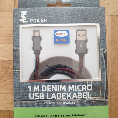 1m ladekabel mikrousb