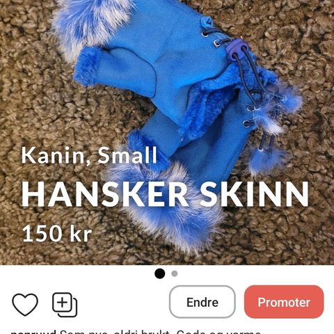 Nye halv-hansker i skinn