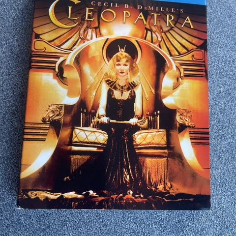 Cleopatra (blu-ray) 1934, film klassiker, slipcover