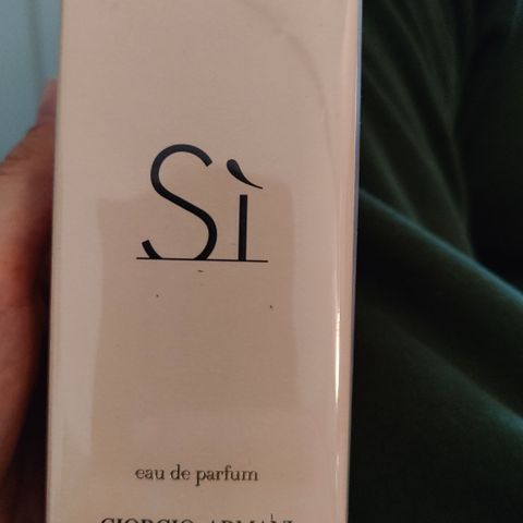 Si Armani EdP 100ml, uåpnet