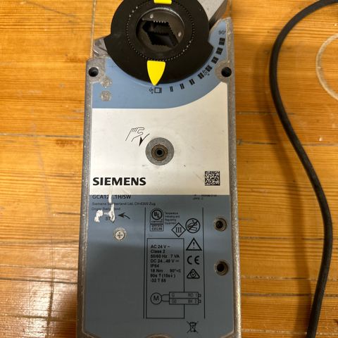 Siemens Actuator spjeldmotor