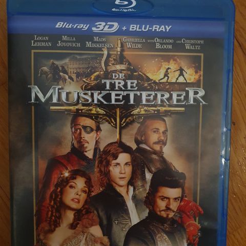 De tre MUSKETERER Kun blu-ray filmen