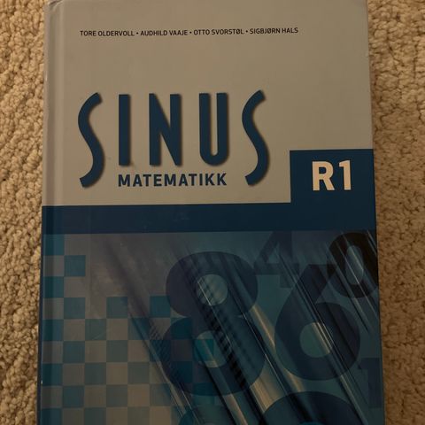 Nyeste 2018 Sinus R1 matematikk