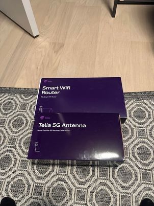 Nokia 5G antenne og smart ruter fra telia