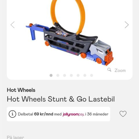 Hot Wheels Stunt & Go Lastebil