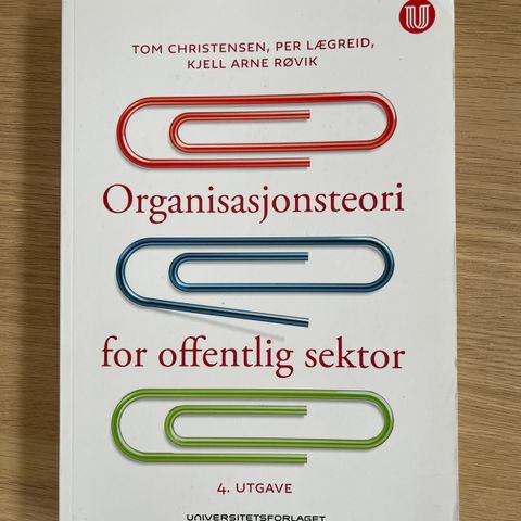 Organisasjonsteori for offentlig sektor