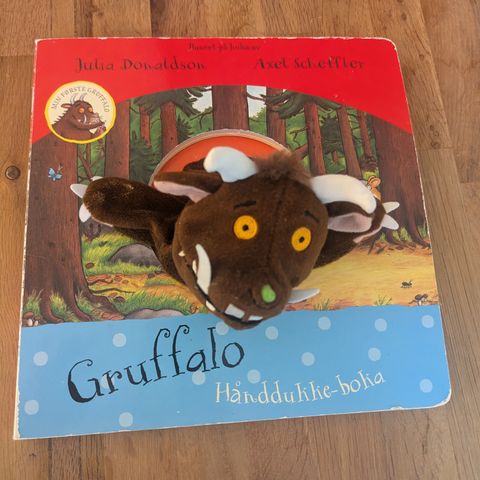 Gruffalo håndukke bok