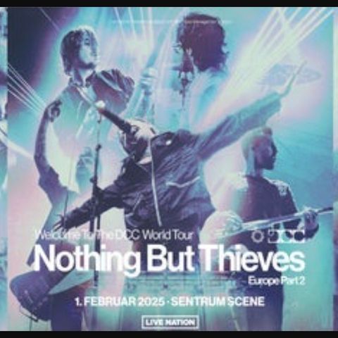 Nothing But Thieves biletter, Oslo 1.02.25