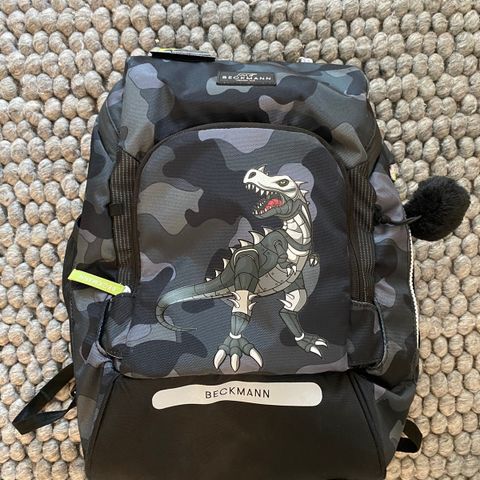 Beckmann skolesekk 1.kl Camo Rex Active Air FLX