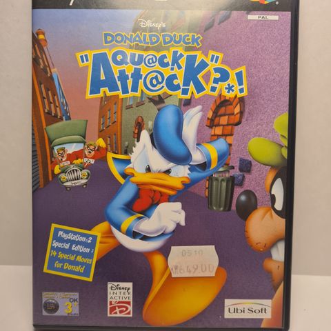 Donald Duck Quack Attack - PlayStation 2 - Komplett med Manual