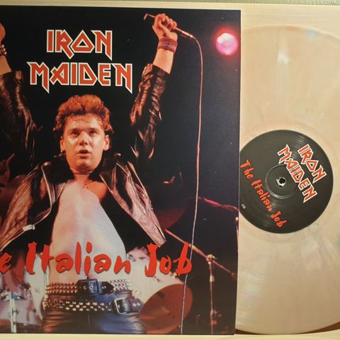 28340 Iron Maiden - The Italian Job (marble light grey vinyl) - LP