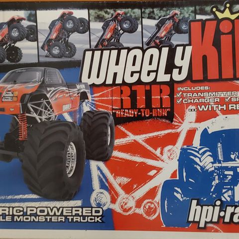 RC bil HPI Wheely King 1:12 til salgs