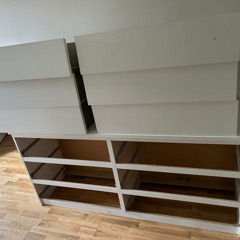 Dobbel ikea malm kommode gis bort