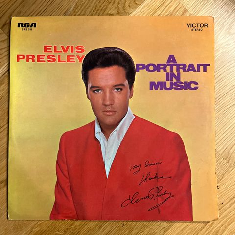 LP av selveste Elvis - GI BUD