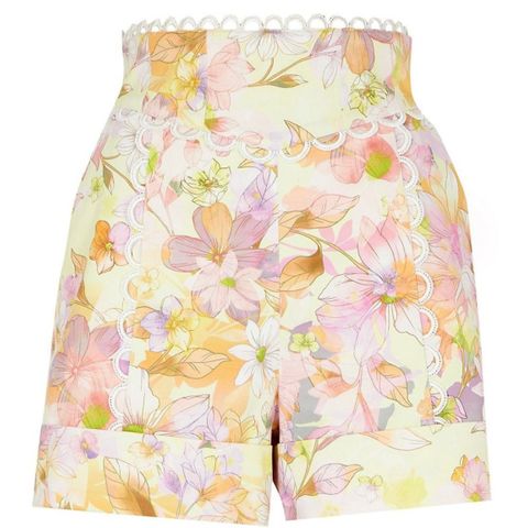 Blomstret shorts fra River Island