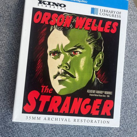 The Stranger (blu-ray) film noir klassiker, Kino Lorber, Orson Welles