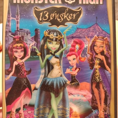 Monster High: 13 ønsker (norsk tale) DVD