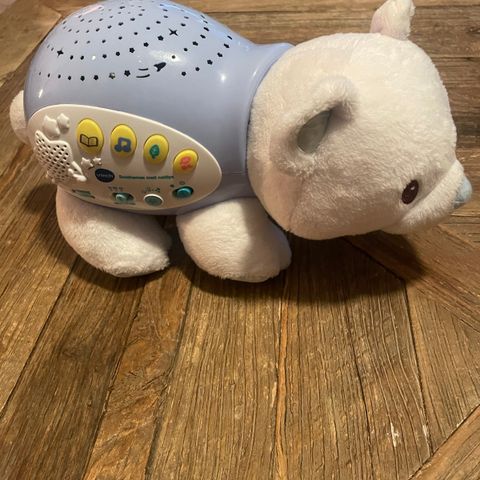 Sovebamse med nattlys fra vtech