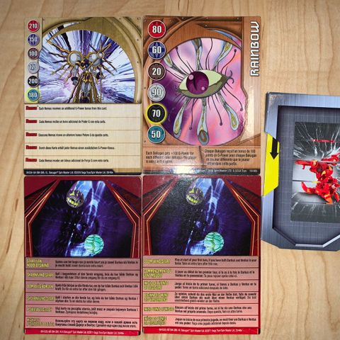 BAKUGAN 4 kort kalendergave advent premie