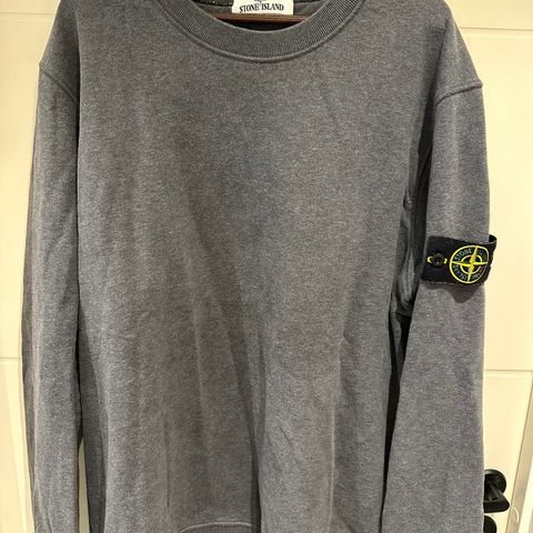 Stone Island Garment Dyed Sweat (XL, grå)