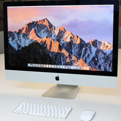 Lite brukt iMac 27 Retina 5K 2017, 3.5Ghz, 24GB RAM, 1.03 TB HD.