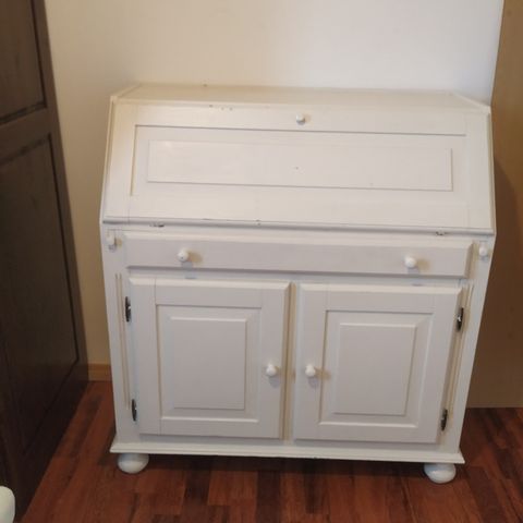 White desk-cabinet