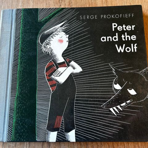 Peter and the wolf - sjelden bok fra 1970