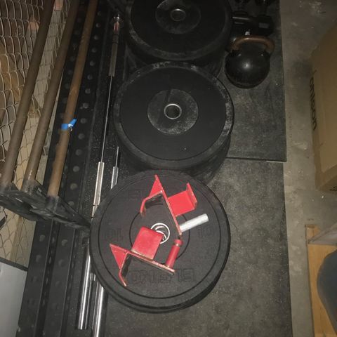 Treningsrigg Squat rack Vektstang Eleiko Pivot Vekter Bumperplates