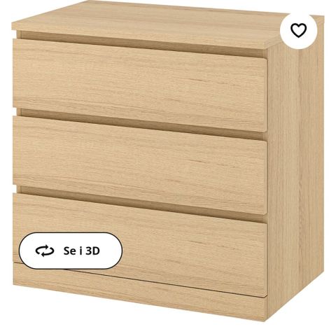 Ikea malm kommode